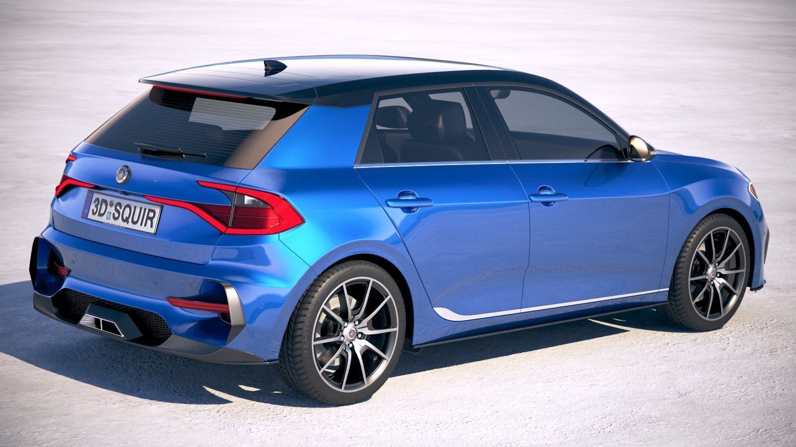 Generic Hatchback 2019 v2 3D model_4