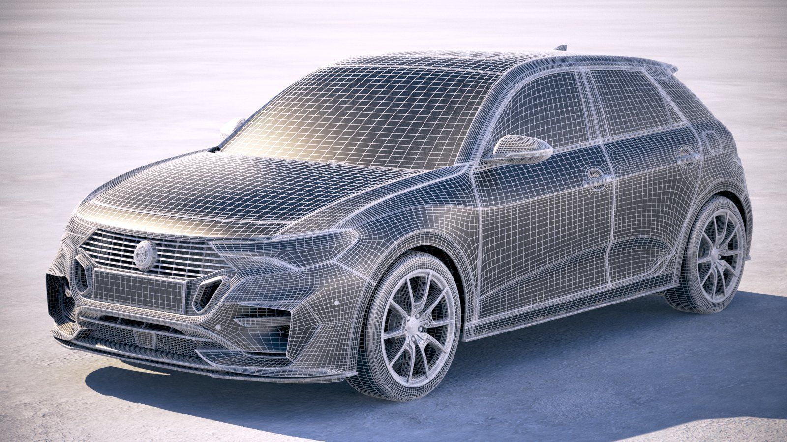 Generic Hatchback 2019 v2 3D model_24