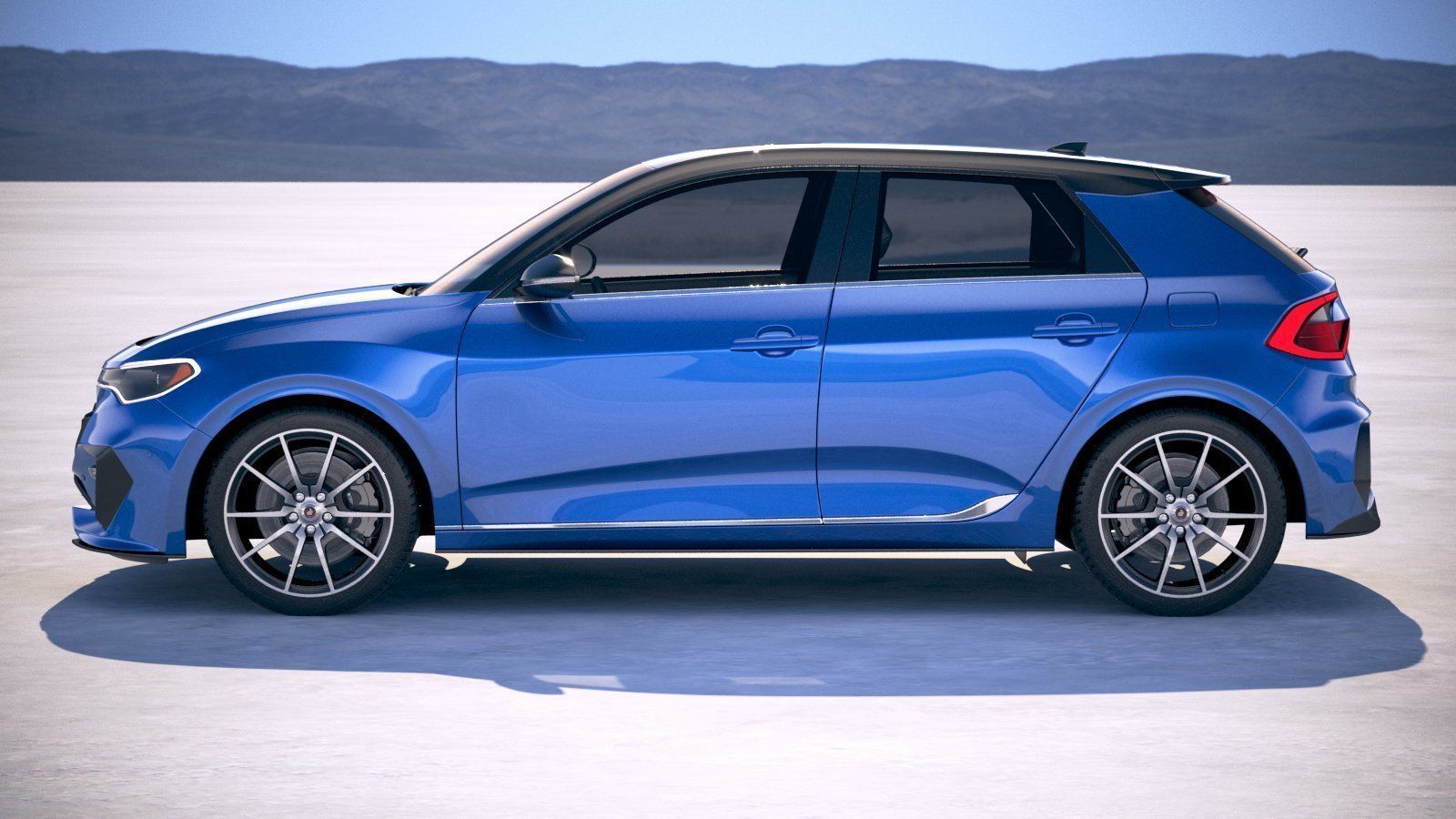 Generic Hatchback 2019 v2 3D model_6