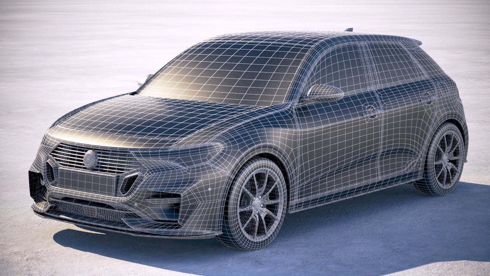Generic Hatchback 2019 v2 3D model_26