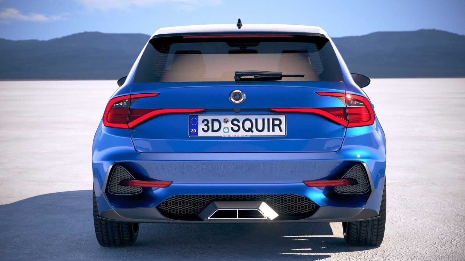 Generic Hatchback 2019 v2 3D model_10