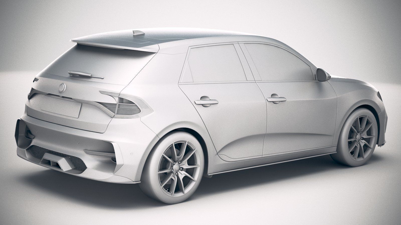 Generic Hatchback 2019 v2 3D model_20