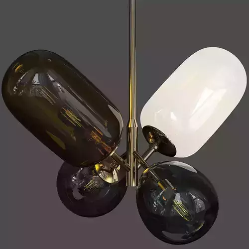 Modern Balloon Glass Chandelier