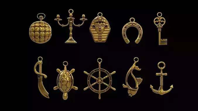 Pendant Jewelry collection  VR