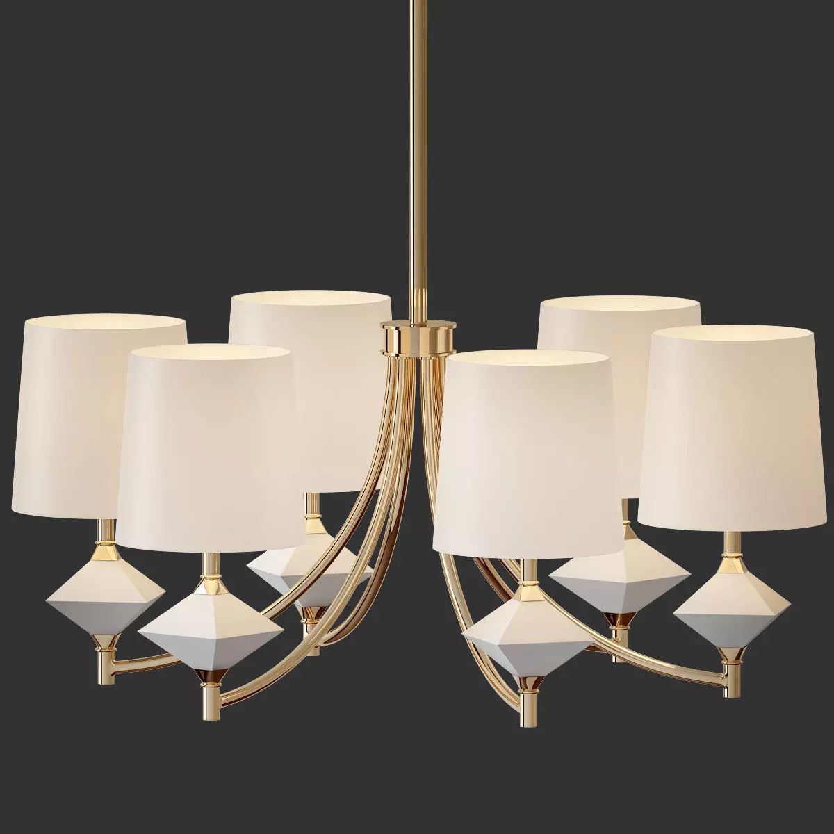 Robert Abbey Chandelier Lighting 3D model_0