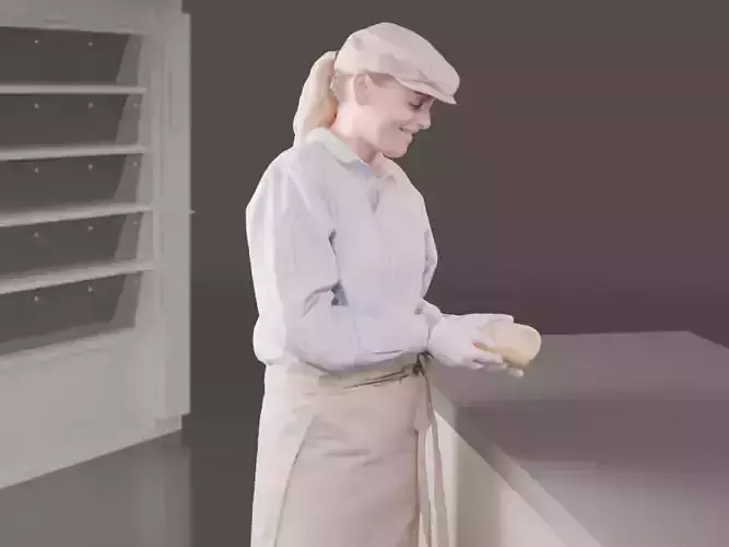 Mia 10066 - Standing Baker Girl