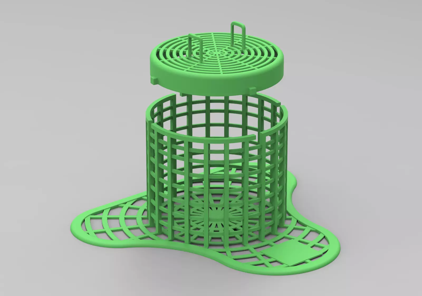 Urinal Pucks Case 3D print model