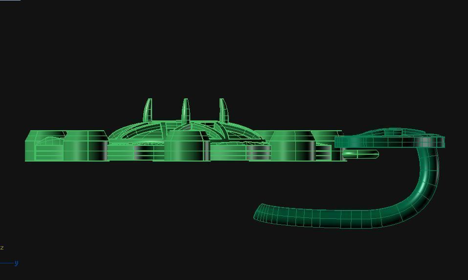 Sunflower pendant 3D print model_7