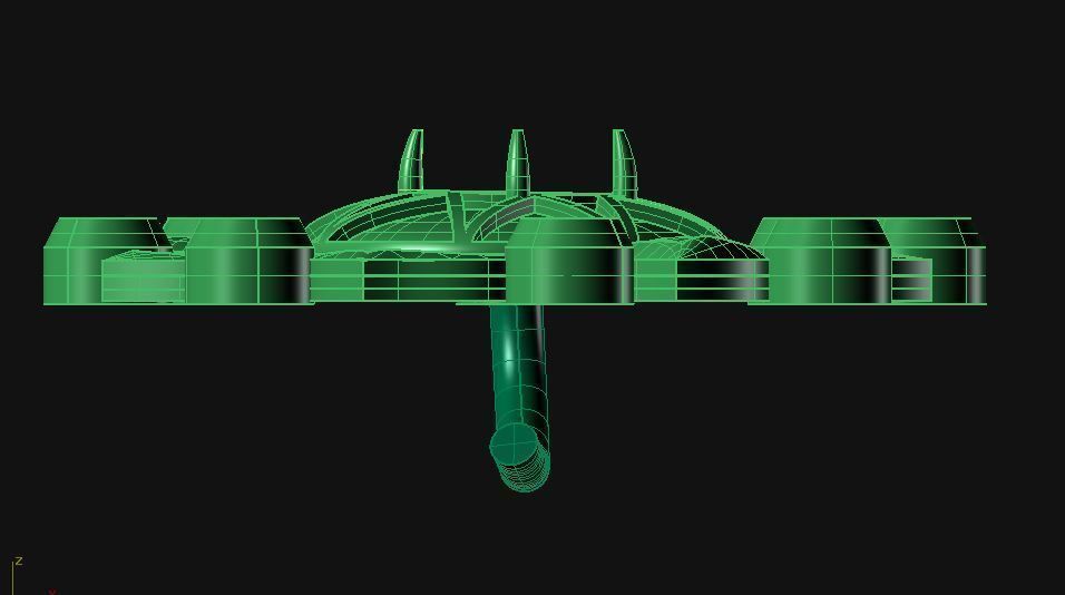 Sunflower pendant 3D print model_6