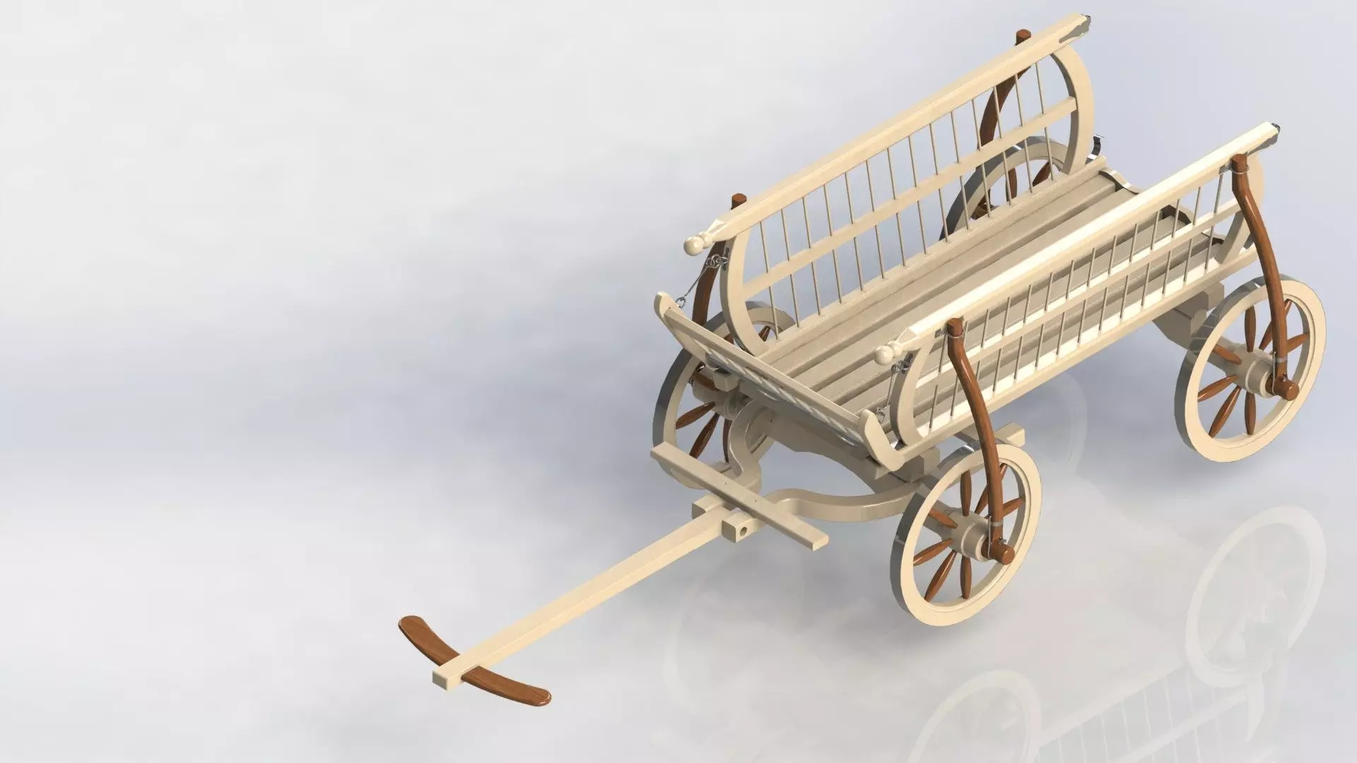 Carriage Theresia 3D model