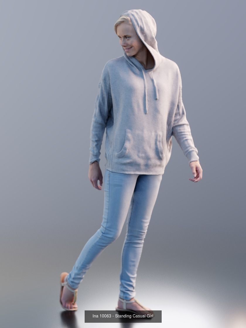 Ina Posed Bundle  3D Model Collection_11