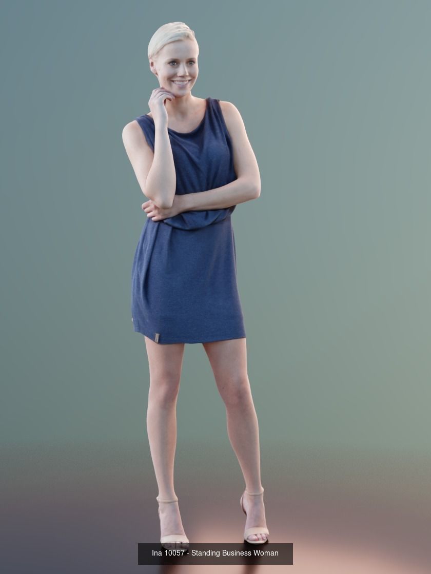 Ina Posed Bundle  3D Model Collection_7