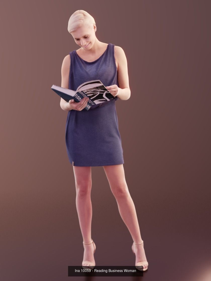 Ina Posed Bundle  3D Model Collection_8