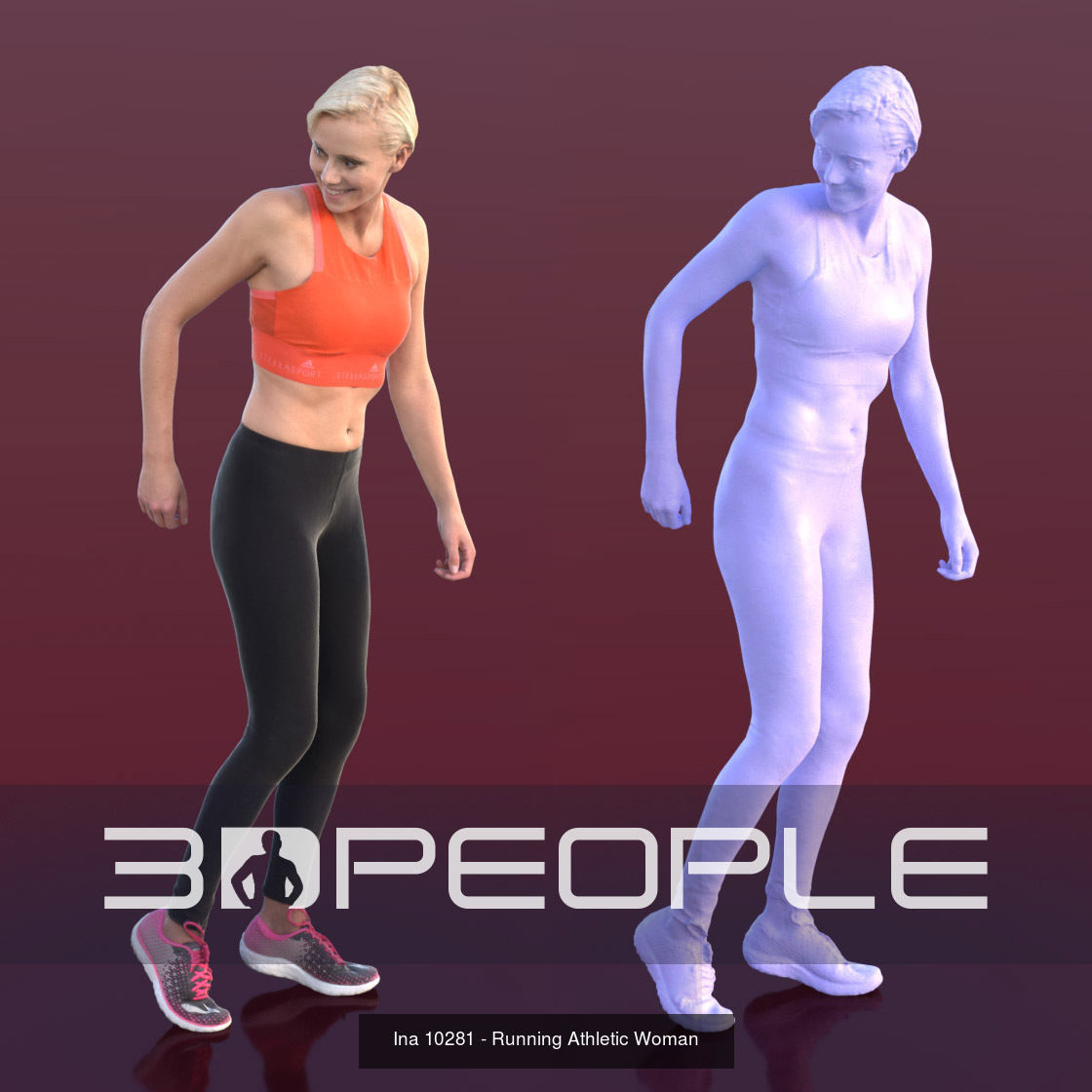 Ina Posed Bundle  3D Model Collection_3