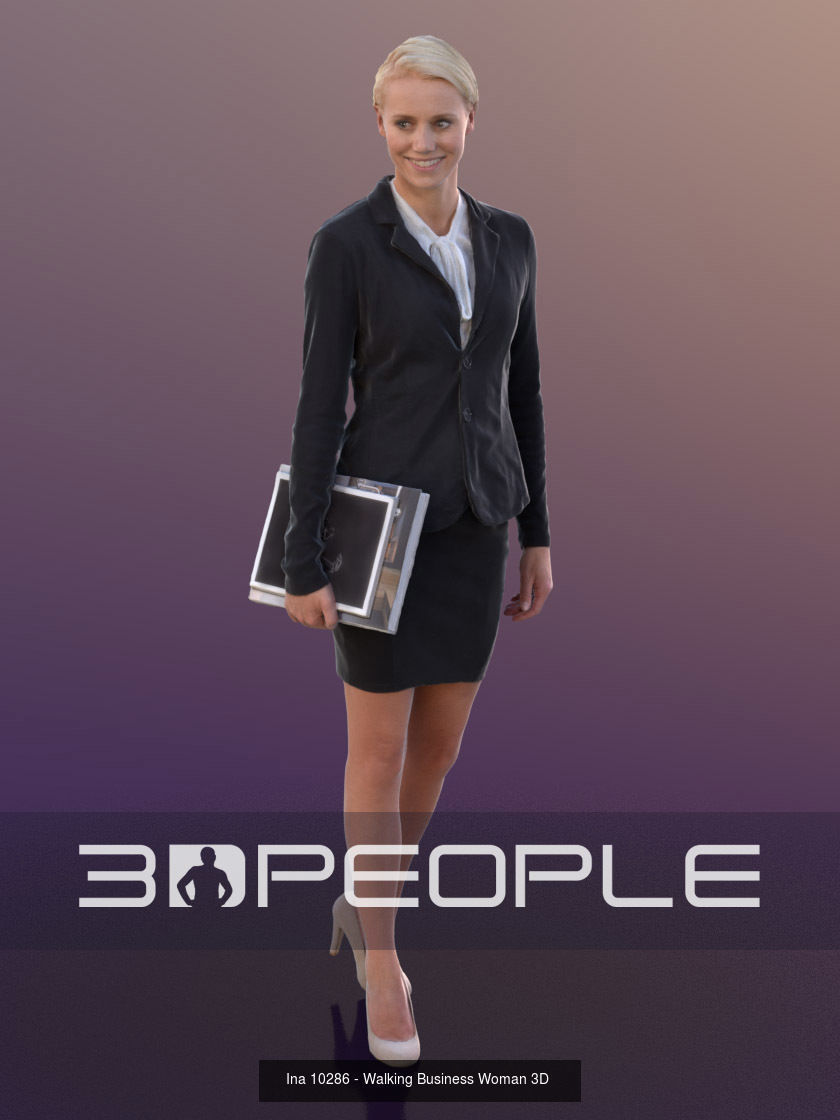 Ina Posed Bundle  3D Model Collection_4