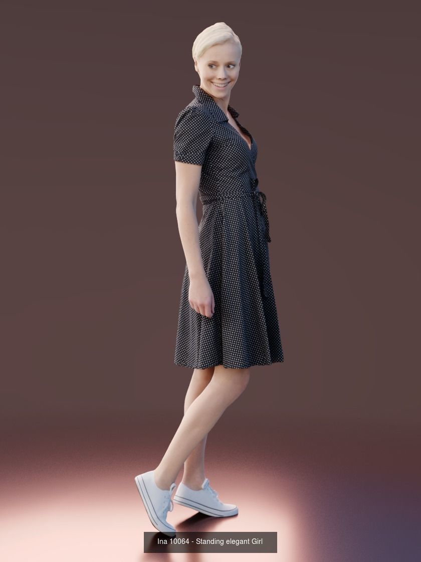 Ina Posed Bundle  3D Model Collection_10