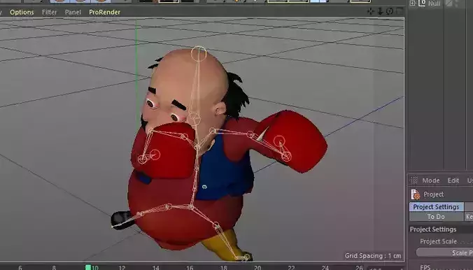 Moto Boxinf 3D model