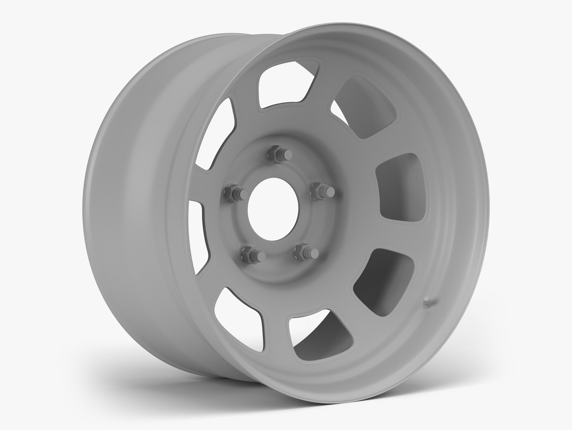 Stock Car Wheel 3D model_6