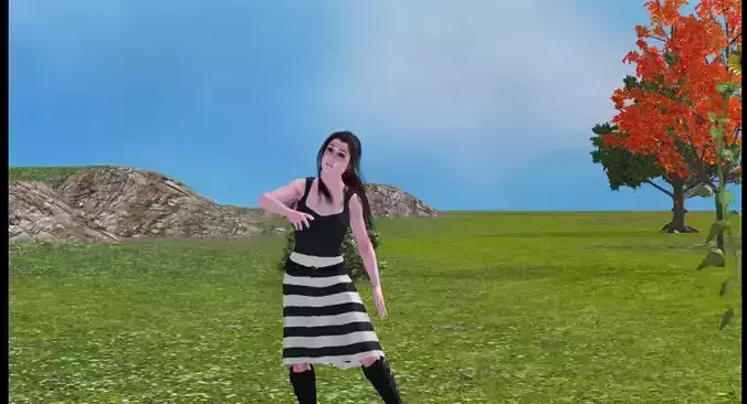 3d nayanthara Cg 3D model