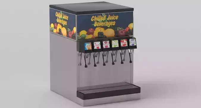 6-Flavor Counter Electric Juice Fountain System