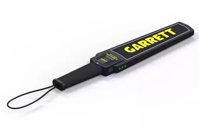 Hand Metal Detector 3D model