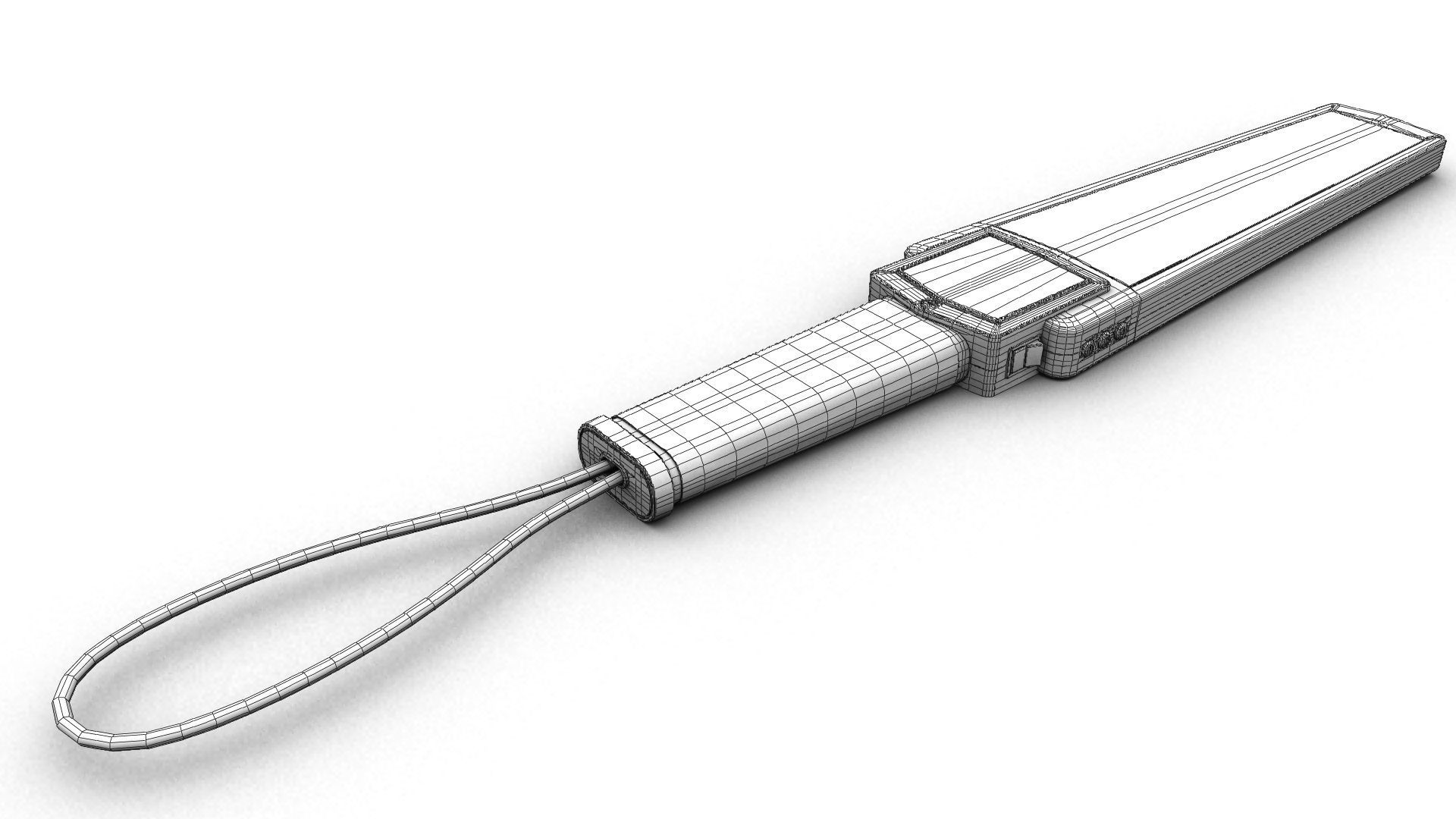 Hand Metal Detector 3D model_11