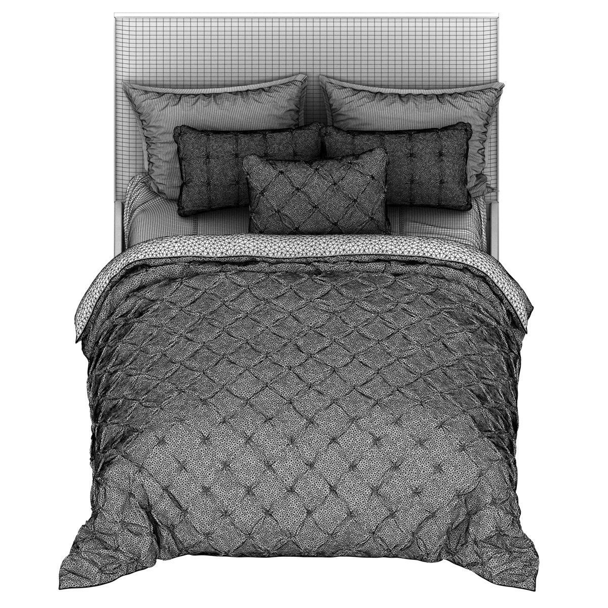 BED Collection 10 Pieces 3d model 3D model_2