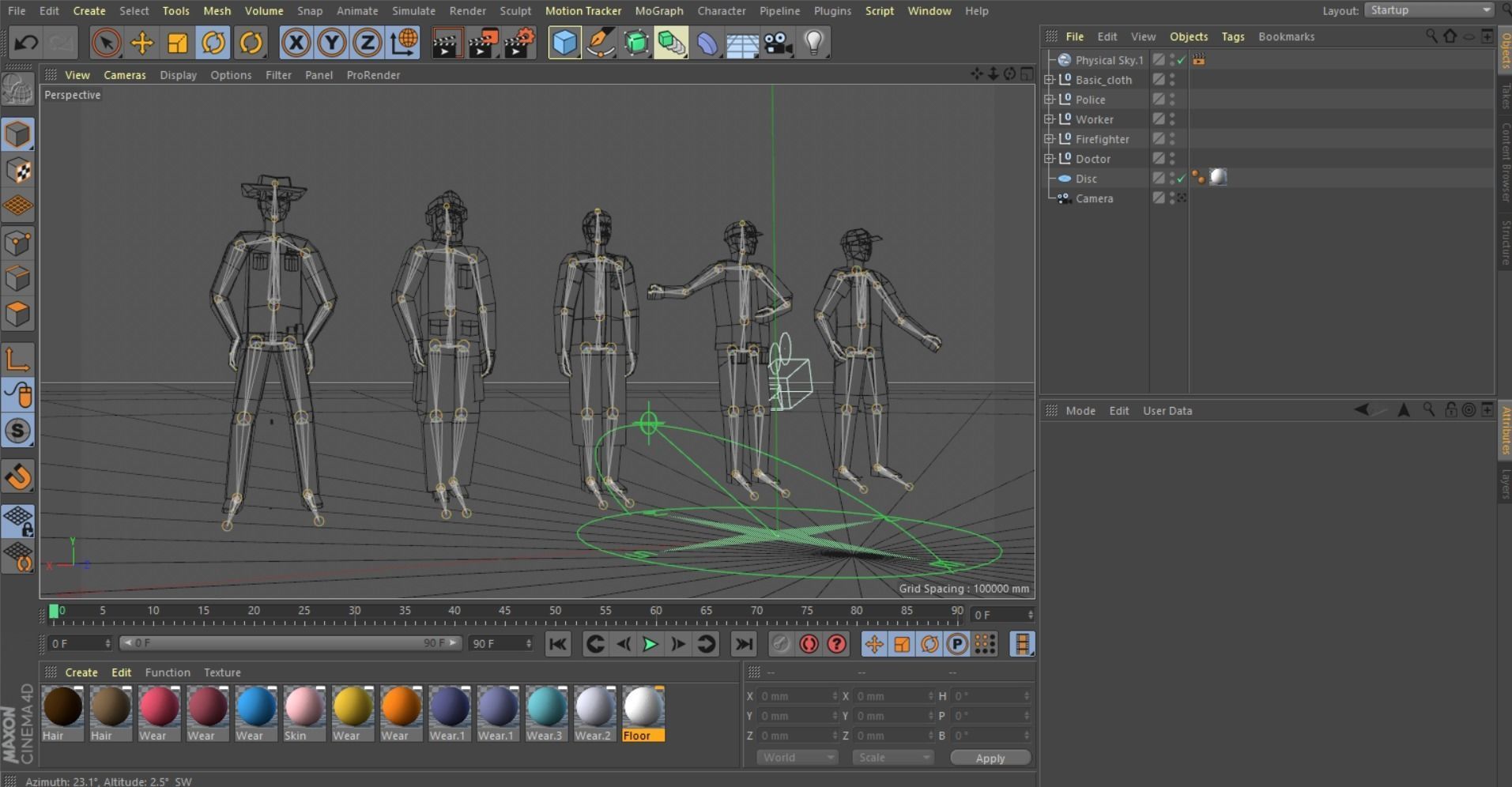 Cartoon Low Poly Man Characters Pack Low-poly 3D model_10