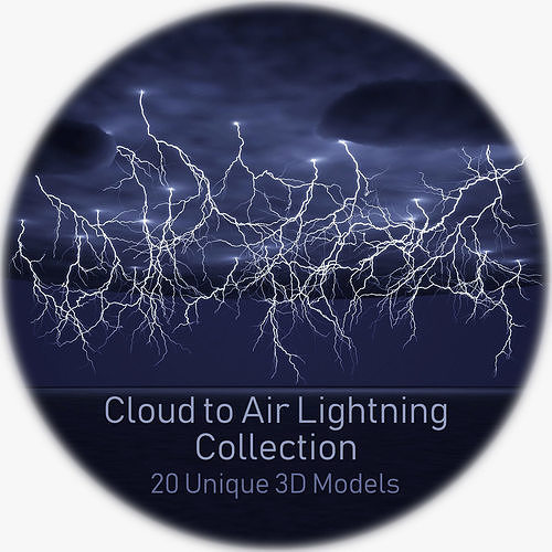 Realistic 3D Lightning Collection CA-01 - 20 