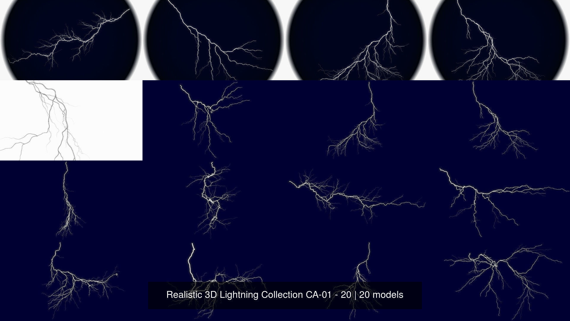 Realistic 3D Lightning Collection CA-01 - 20 _2