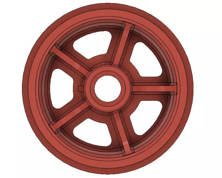 m4 sherman m3 lee roadwheel 3D print model