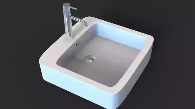3D Sink bathroom