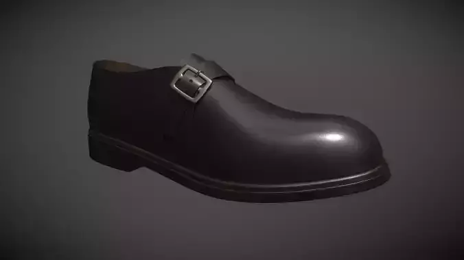 Monk Shoe Low-poly 3D model