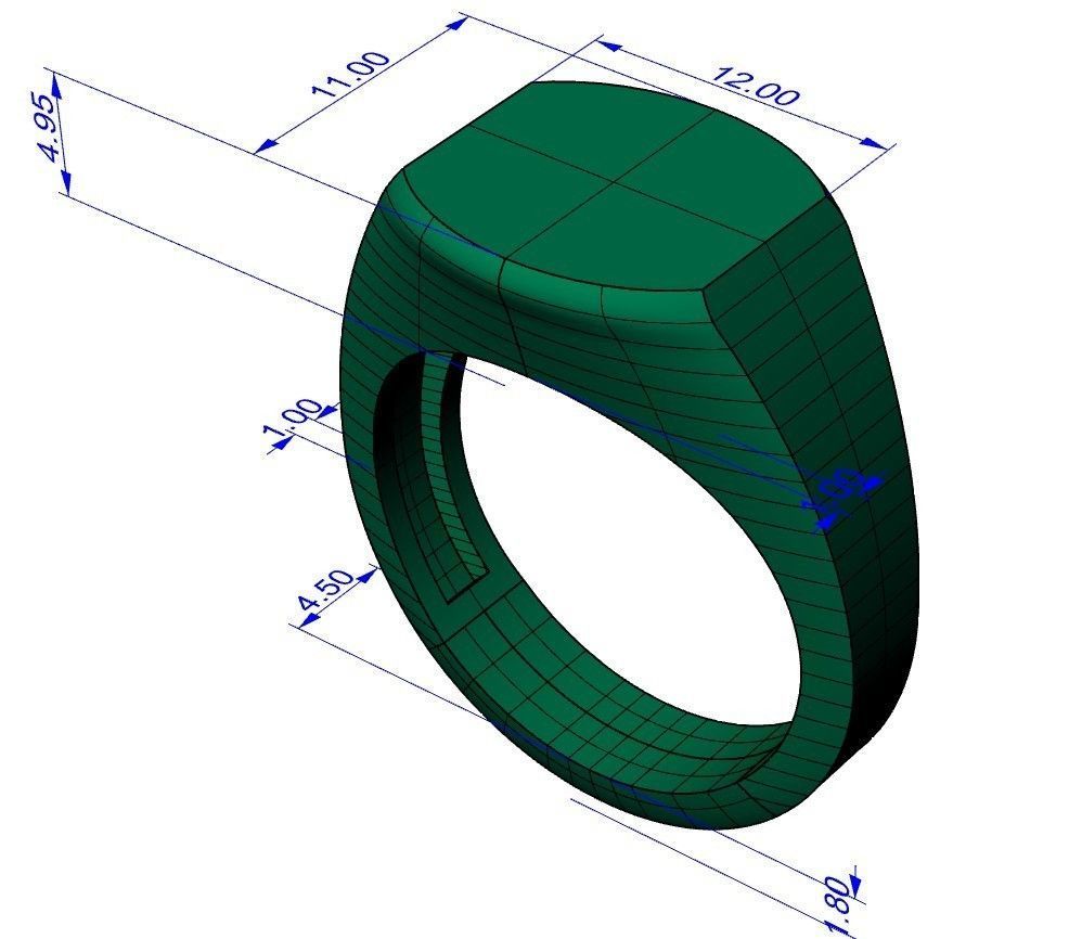48 signet rings 3D print model_25