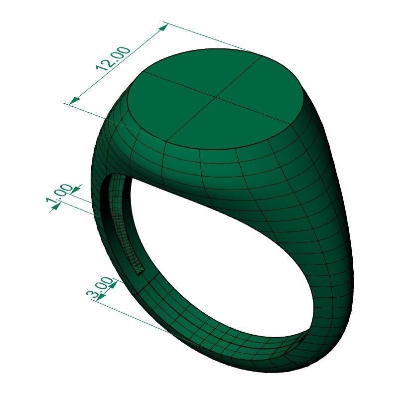 48 signet rings 3D print model_9