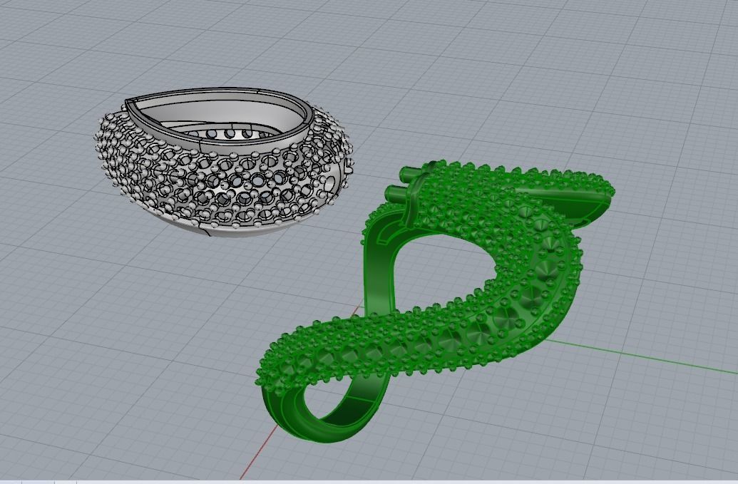 M RINGS N29 3D print model_8