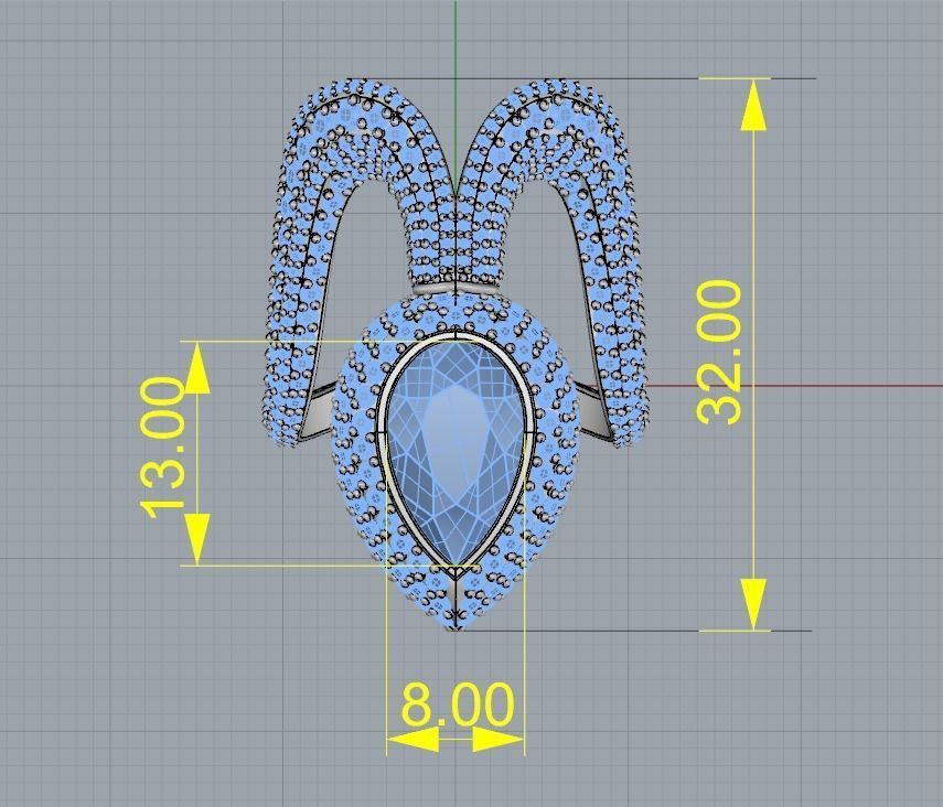 M RINGS N29 3D print model_7