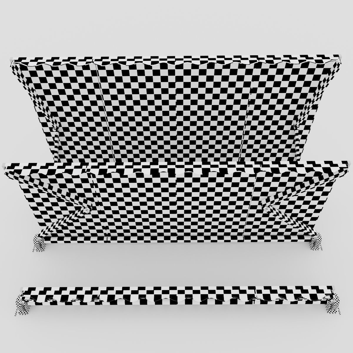 Casset awning  3D model_8