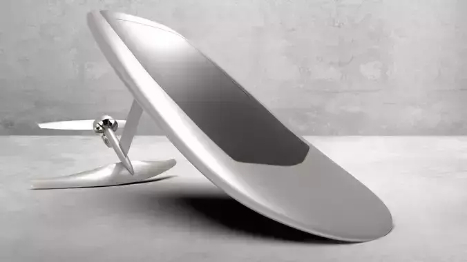 Efoil -  Electric Hydrofoil Surf  3d model  