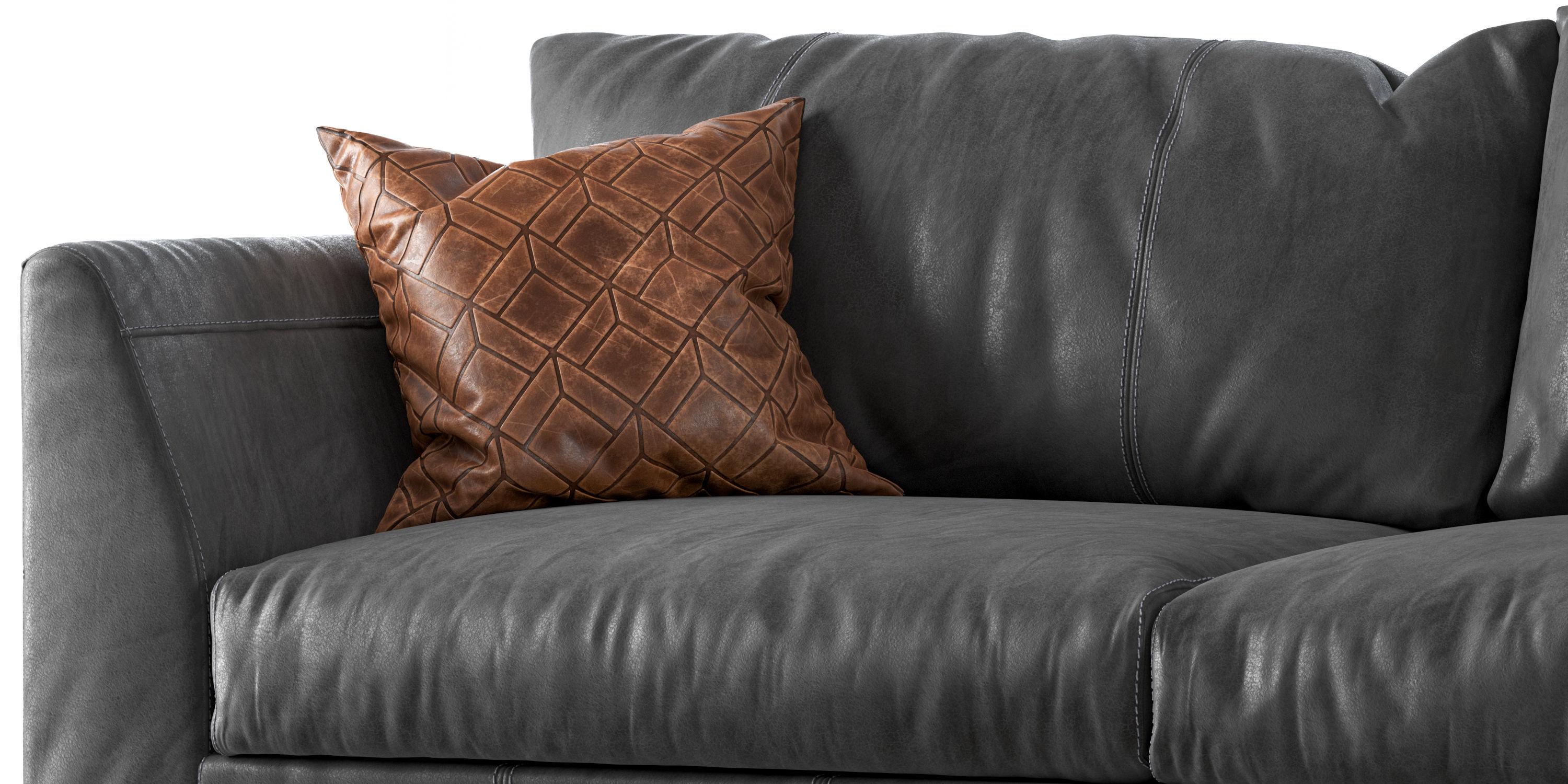 Loft sofa 220 cm 3D model_6