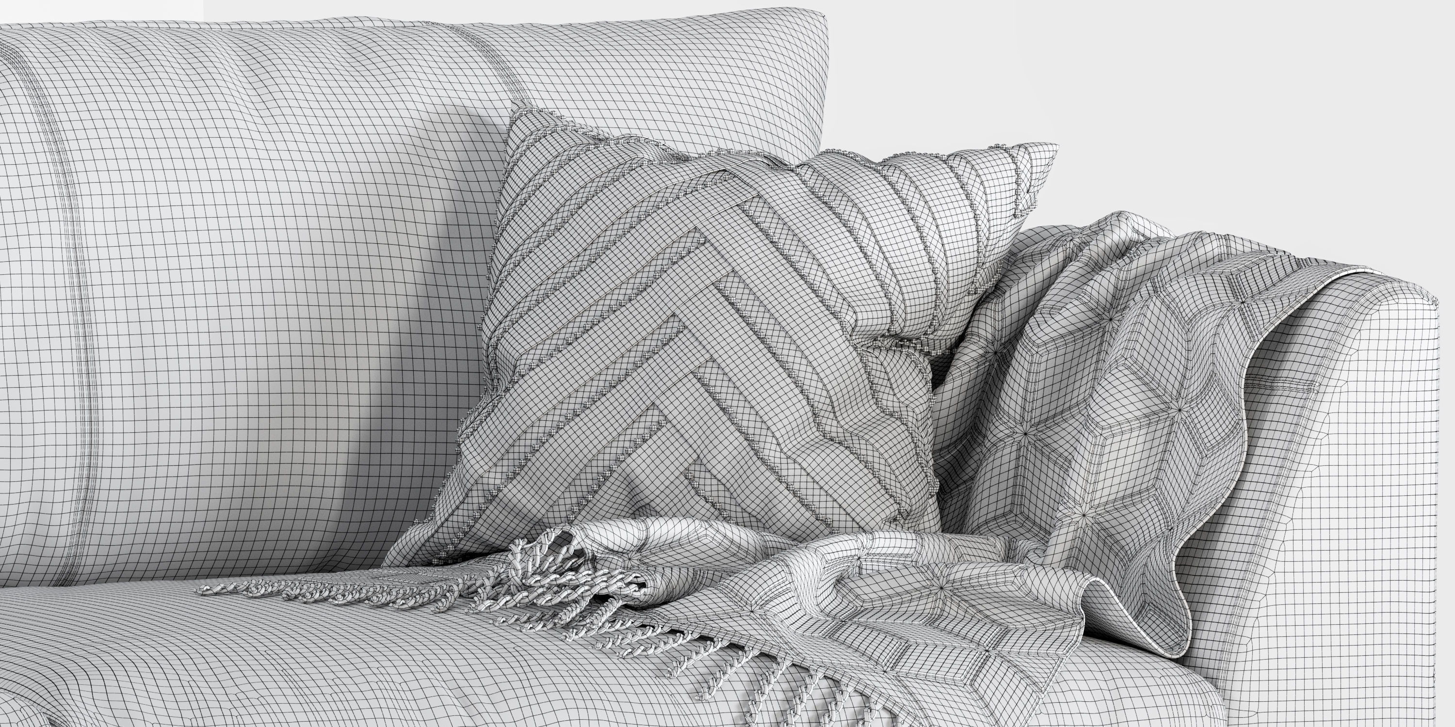 Loft sofa 220 cm 3D model_13