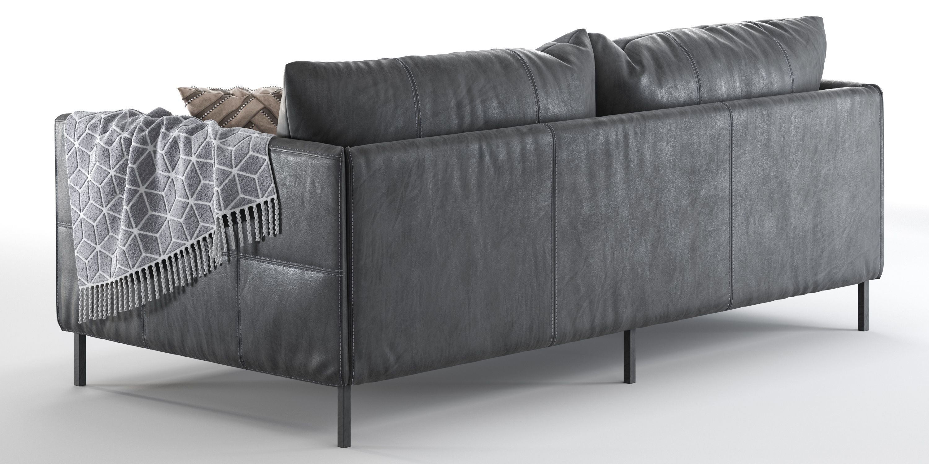 Loft sofa 220 cm 3D model_4