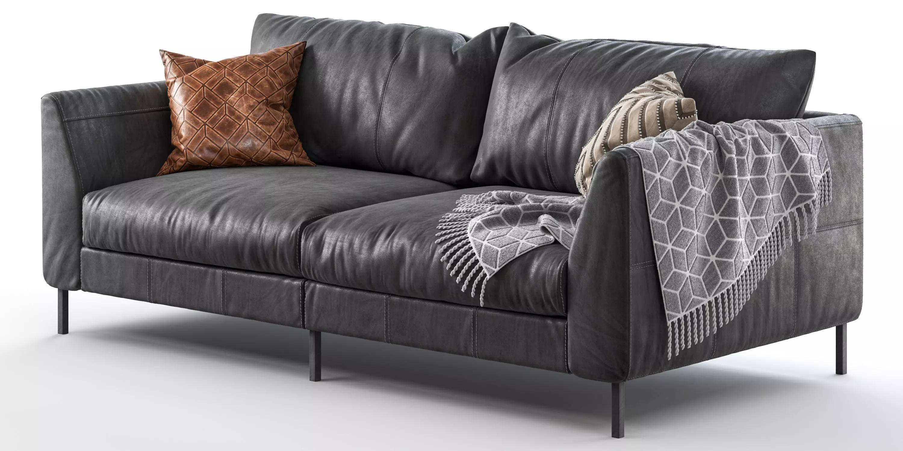 Loft sofa 220 cm 3D model_0