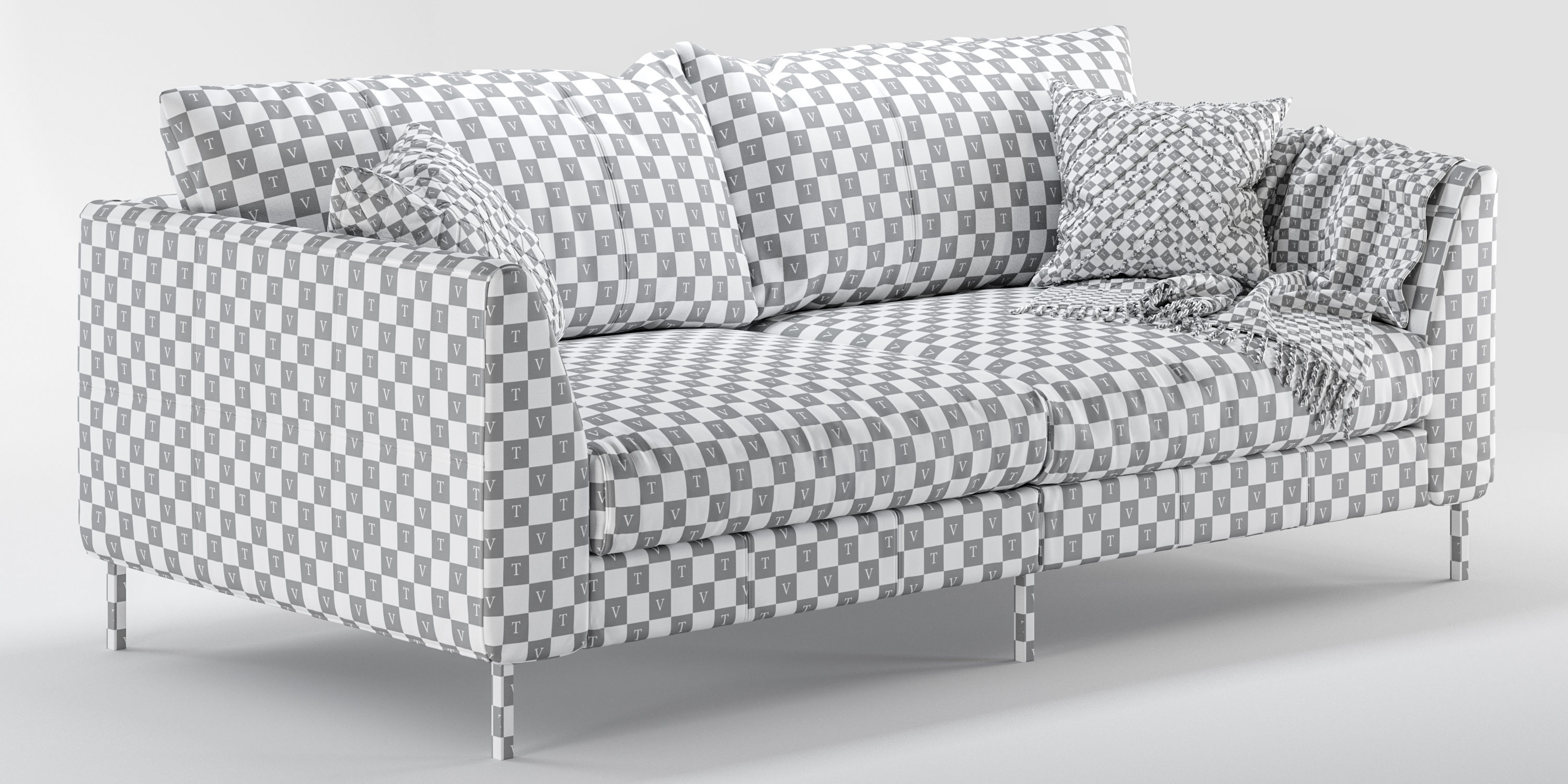 Loft sofa 220 cm 3D model_9