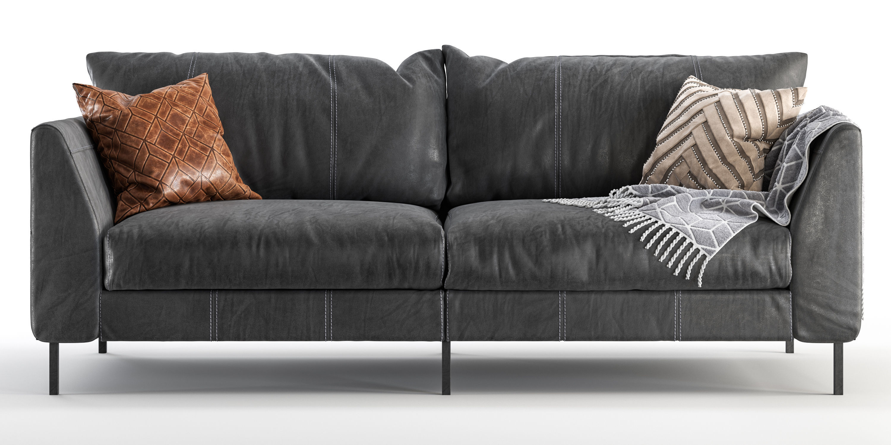 Loft sofa 220 cm 3D model_1