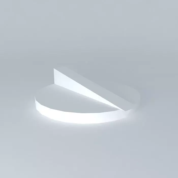 Steel pie chart Free 3D model_0