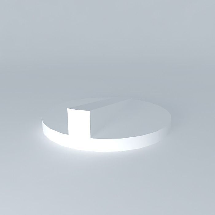 Steel pie chart Free 3D model_1