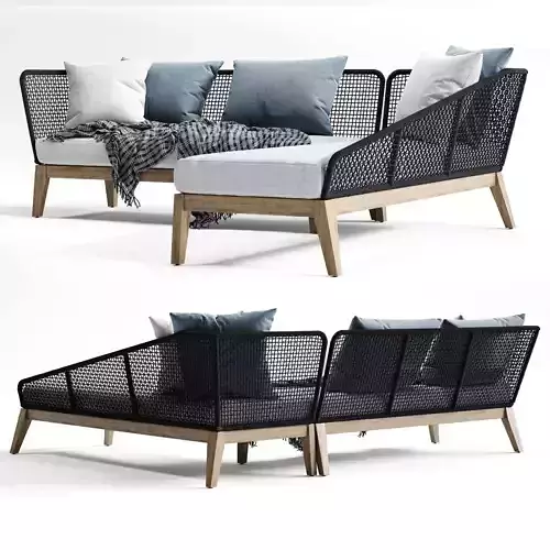 MODLOFT Netta Sofa 3D model