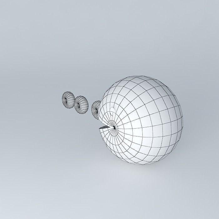 Pacman circle Free 3D model_4