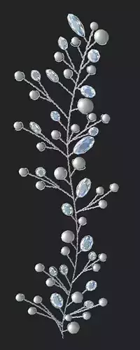 Pearls and diaomonds